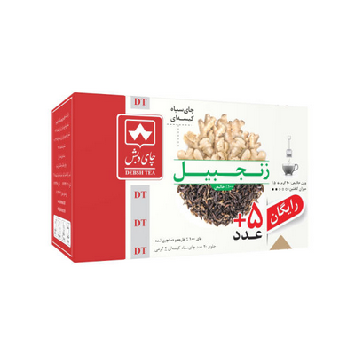 چای طعم دار زنجبیل دبش 