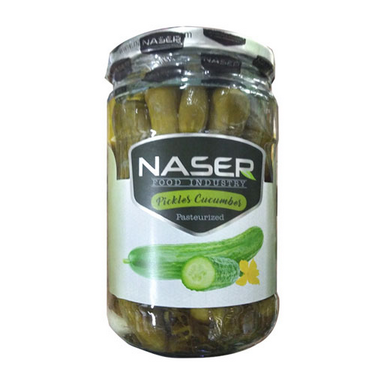 خیارشور درجه1شیشه ای ناصر 